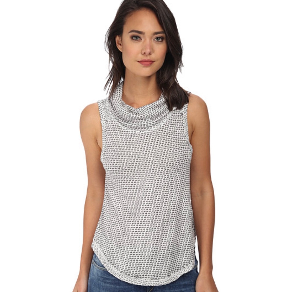 Free people We the free timbler cowl neck tank top - Picture 2 of 8